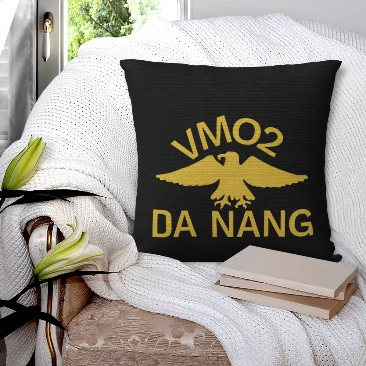 Magnum Pi Vm02 Da Nang Design Ottieni L'Aspetto Con Magnum Pi - Vietnam War Square Federa Federa Comfort Throw Pillow