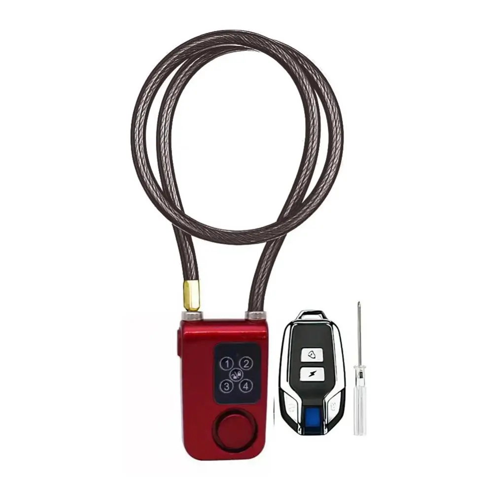 Super Intelligent Phone App Control Smart Alarm Bluetooth Lock Waterproof 110Db Alarm Lock Outdoor Bike Antifurto Lock