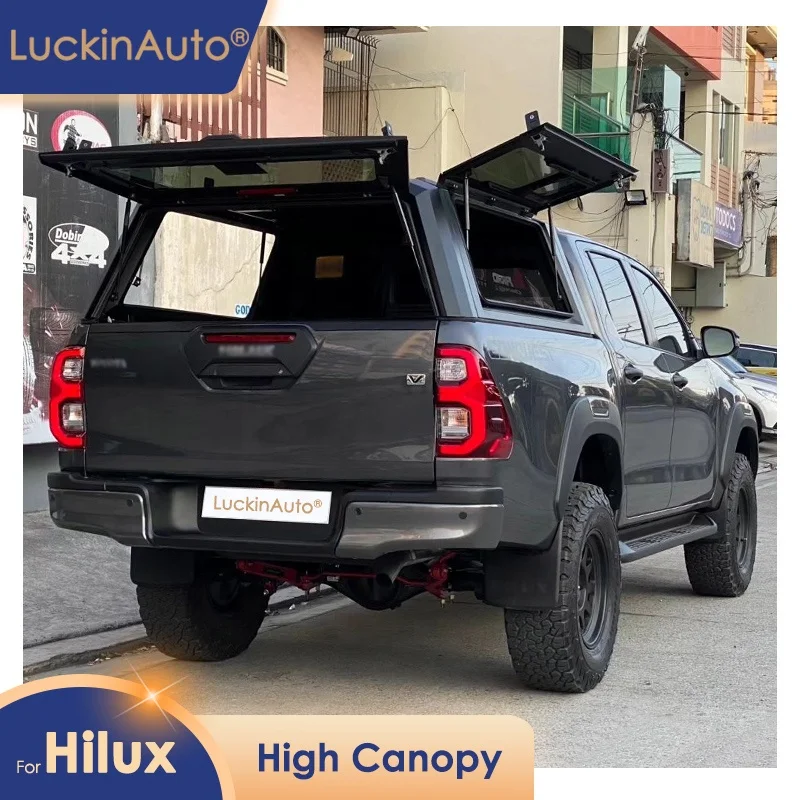 Luckinauto 4X4 Off Road Tettuccio In Acciaio Per Toyota Hilux Vigo Revo Rocco Hardtop Topper Baldacchino Pickup Truck Tettuccio Alto In Alluminio