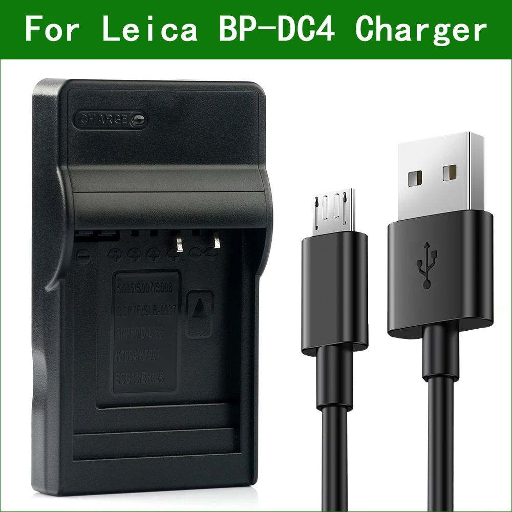 Lanfulang Bp-Dc4 Bc-Dc4 Bc-Dc4-E Digitale Batterie Per Foto/Videocamera Caricatore Per Leica C-Lux1 D-Lux2 D-Lux3 D-Lux4