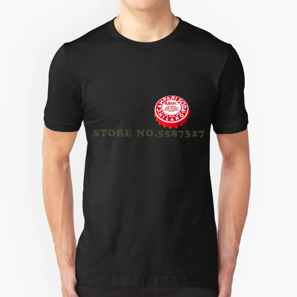 Campari Soda 2 Graphic Custom Funny Vendita Calda Tshirt Campari Soda Pop Bevande Vintage Bevande Cucina Bar Cocktail
