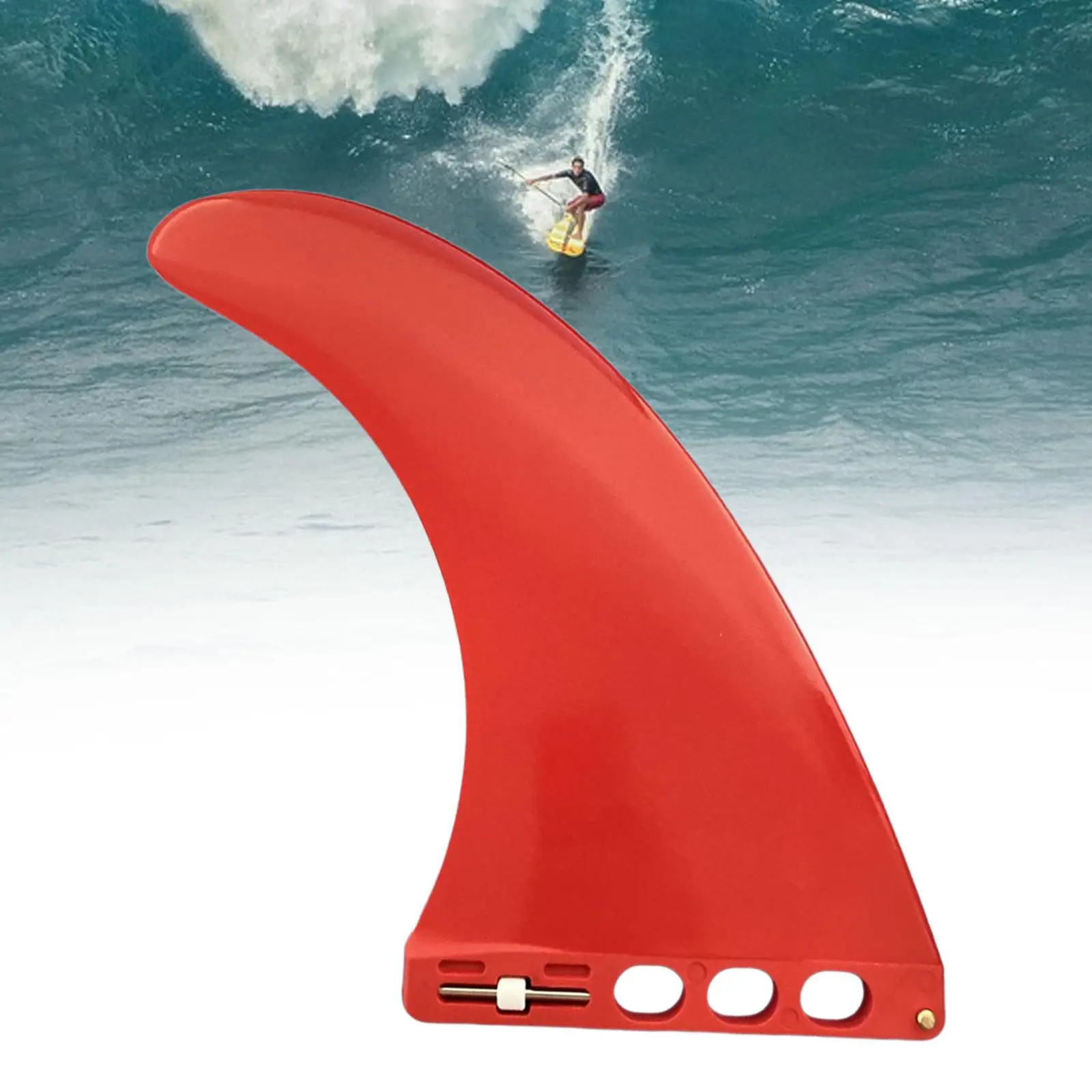 Pinna Per Tavola Da Surf In Pinna Centrale Pinna Di Tracciamento 9 "Pinna Per Paddleboard Durevole Per Kayak Gonfiabile Stand Up Paddle Board