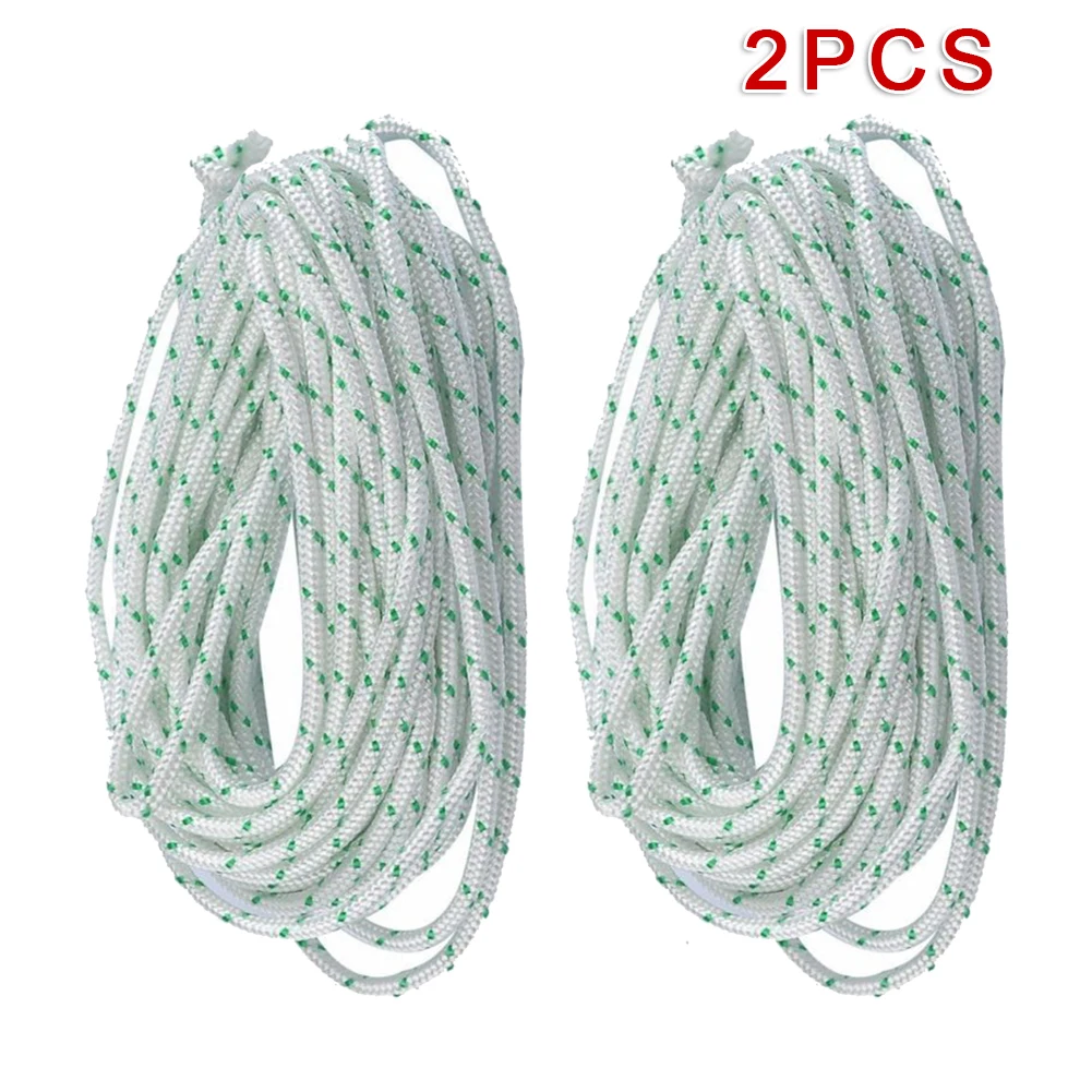 2 Pz 4M Recoil Starter Pull Start Cord / Rope Per Motoseghe Husqvarna Tosaerba Motore Atco 4Mm Dia Oil Resistente Alla Benzina