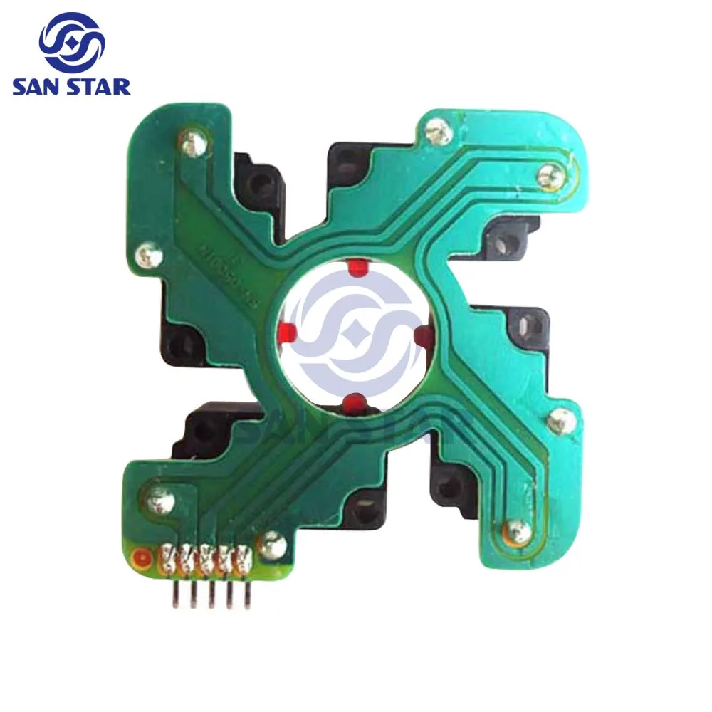 2 Pezzi Di Arcade Stick Originale Sanwa Joystick Pc Board-Sostituisci Joystcik Pandora Box Hitbox Pc Game Board Parti Fai Da Te