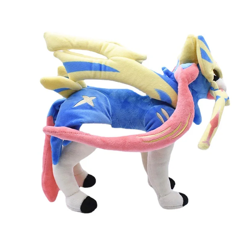 30Cm Grande Spada Zacian Peluche Bambola Pokemon Cartoon Anime Shield Zamazenta Defiant Spada Uncement Shield Santa Bestia Bambola Giocattolo