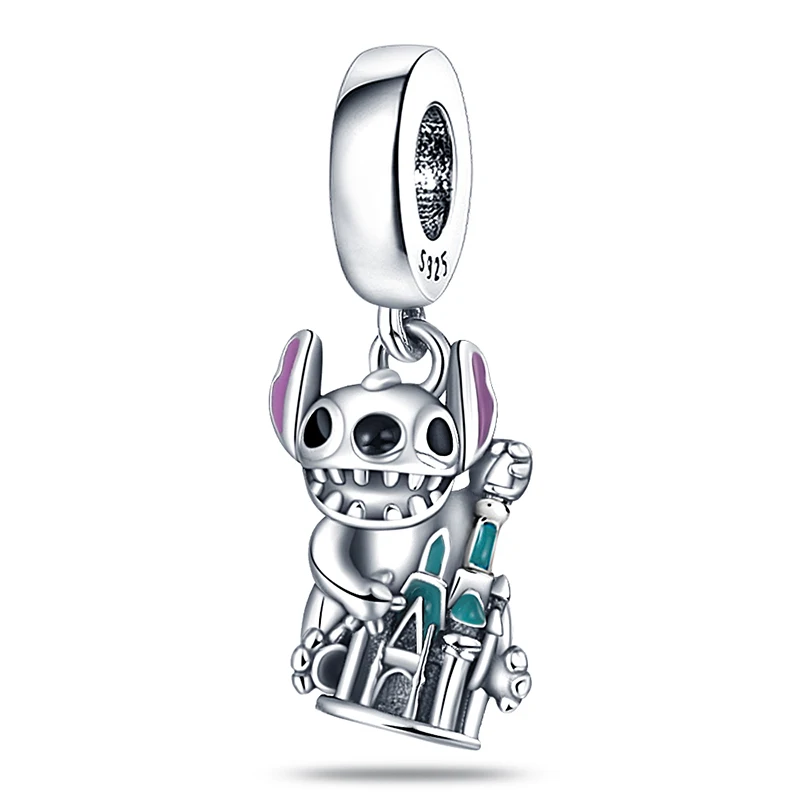 Disney Pandora Malse 925 Pet Dog String Charm Beads Adatto Per Pandora Original Ladies Bracciali Fai Da Te Regali Di Gioielli