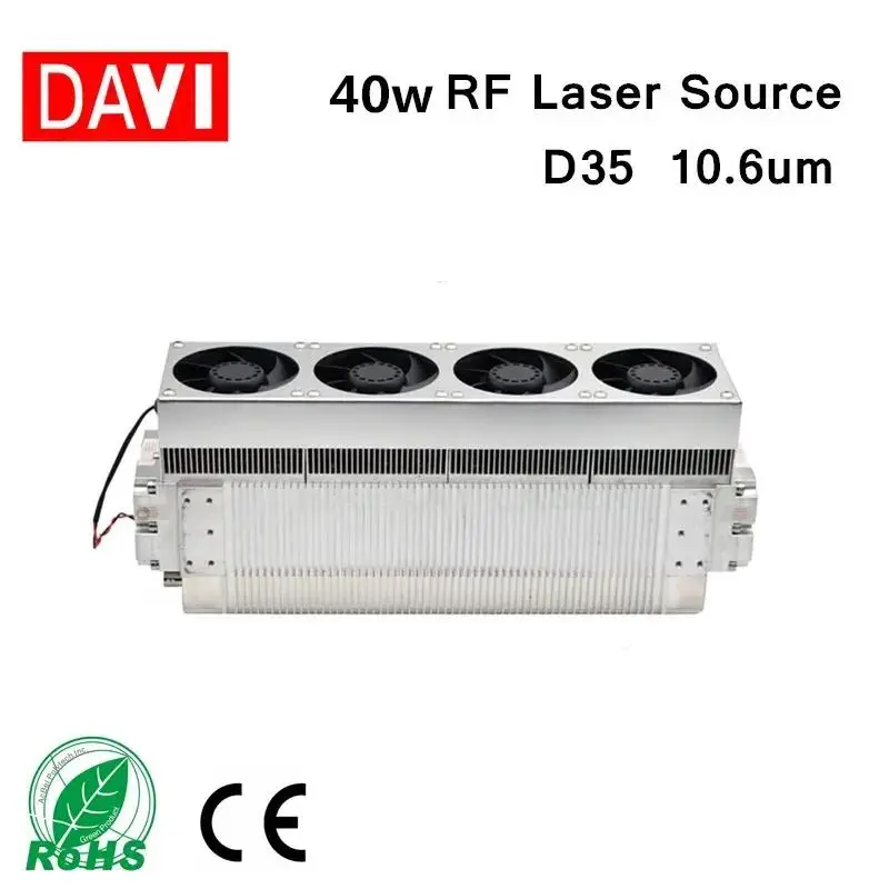 Davi 35W 40W Rf Laser Tube D35 Metal Source 10.6Um Per Macchina Per Marcatura Laser Co2