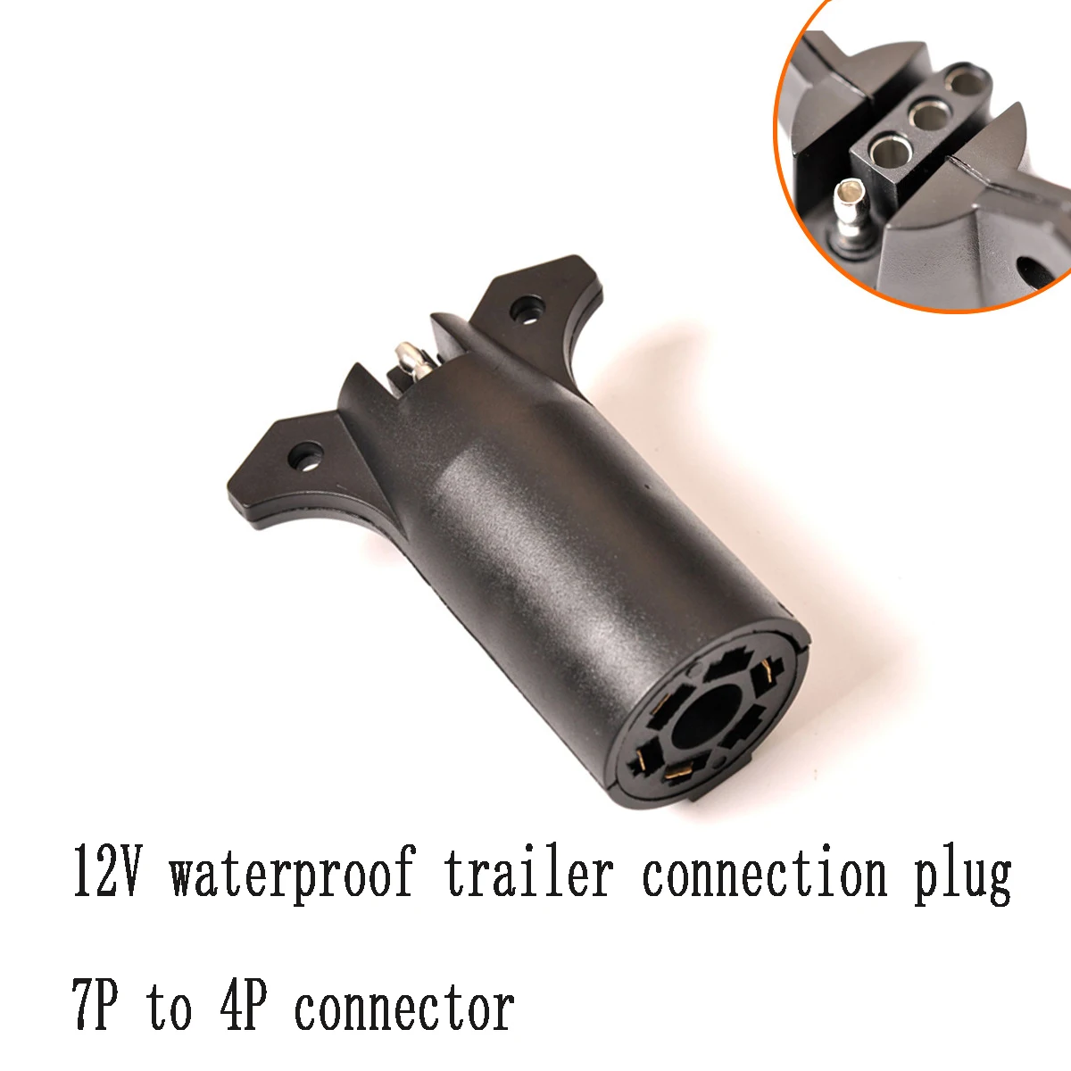 12V Impermeabile Rimorchio Rv Caravan Yacht Connection Plug 7P A 4P Connettore Us Standard Rv Camper Camper Accessori