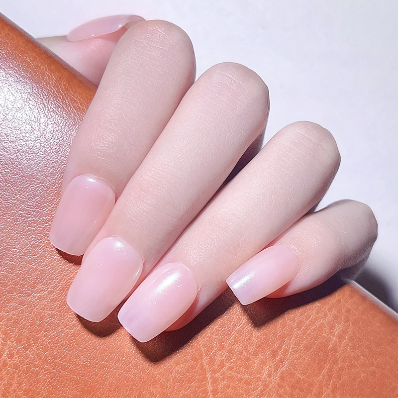 1Set Unghie Finte Copertura Completa Unghie Finte Eleganti Unghie Francesi Rosa Unghie Finte Personalizzate Rifinite Unghie Finte Stampa Sulle Unghie
