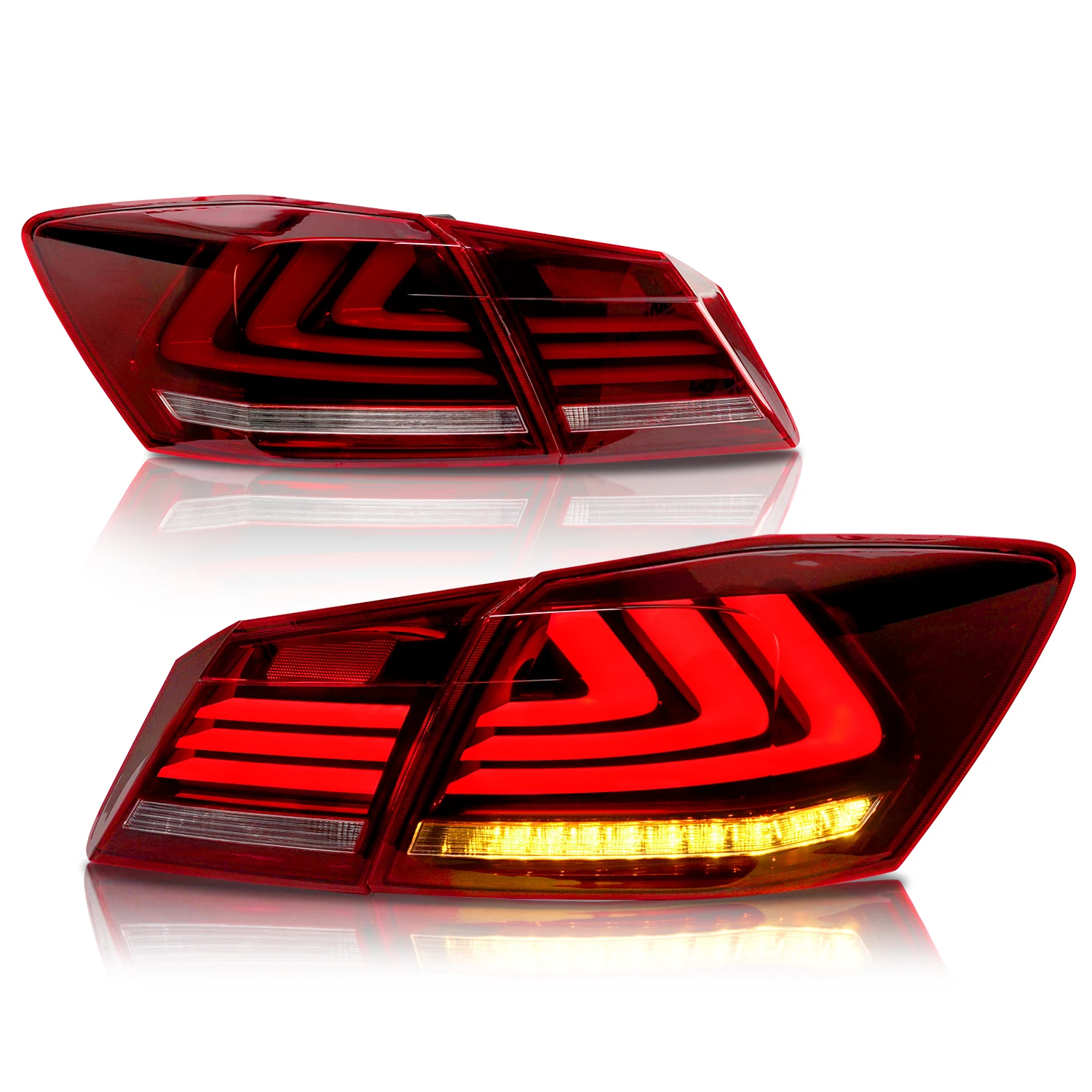 Vland Neue Led Auto Licht Fuir 9Th Accord Vti Rrucklicht Mit Parkplatz Licht 2013 2014 2015 Led Rrucklicht Fur Honda Accord