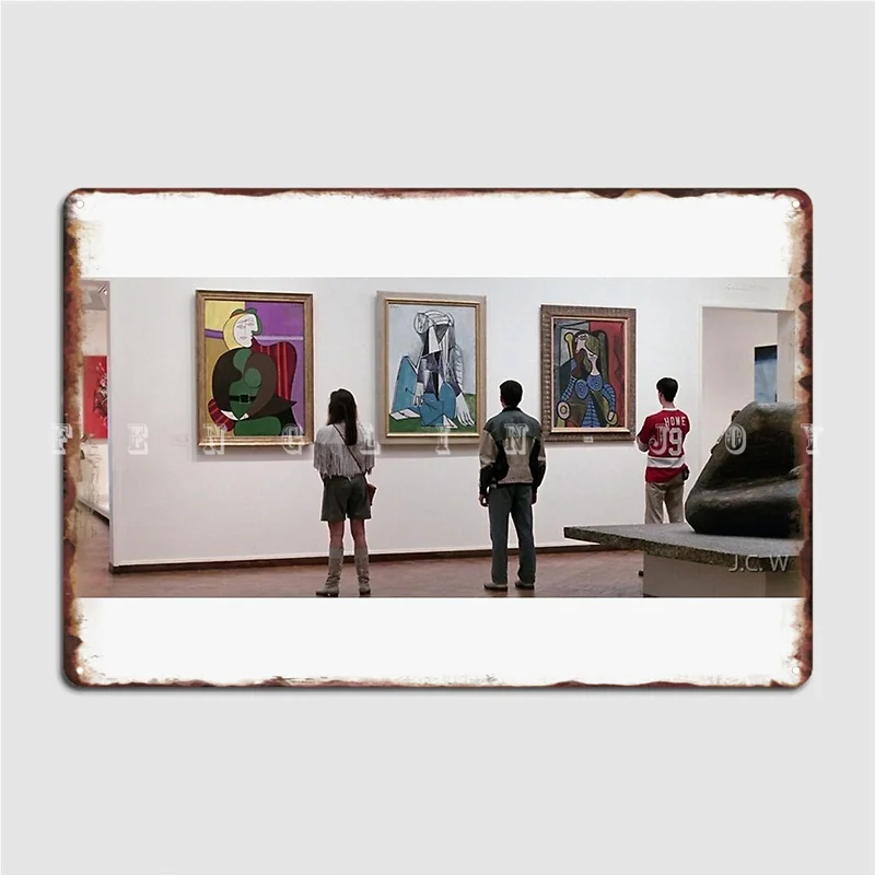 Ferris Bueller Day Off The Museum Metal Sign Club Bar Cave Decoration Murale Painting Tin Sign Poster