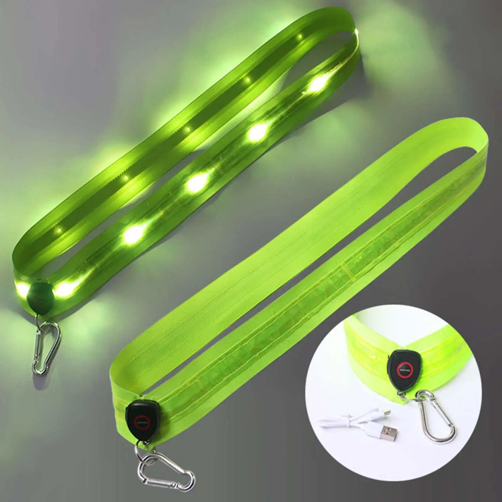 Led Night Running Gear Light Up Sash Night Security Walking Gear Per La Corsa Outdoor Motorcycling Cycling Walking At Night