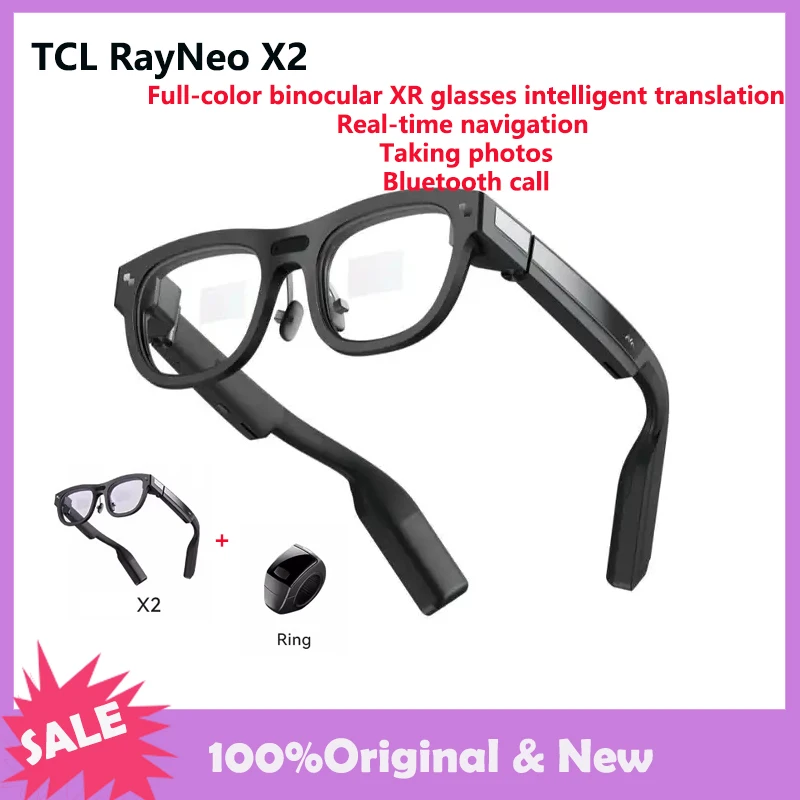 Tcl Rayneo X2 Ar Occhiali Binoculari Full-Color Display 1080P Xr Occhiali