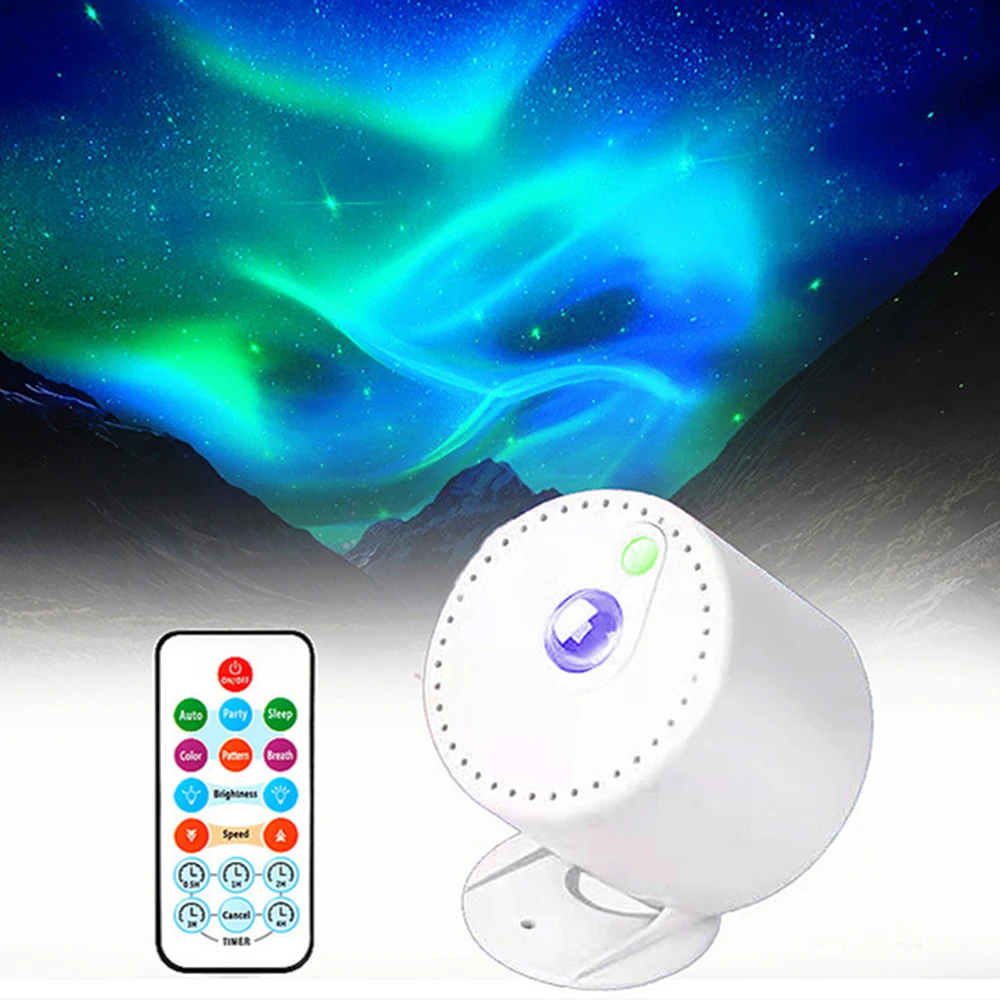 Led Northern Lights Star Sky Projection Light Usb Laser Light Effect Light Full Sky Star Night Light Camera Da Letto Atmosfera Temporizzata