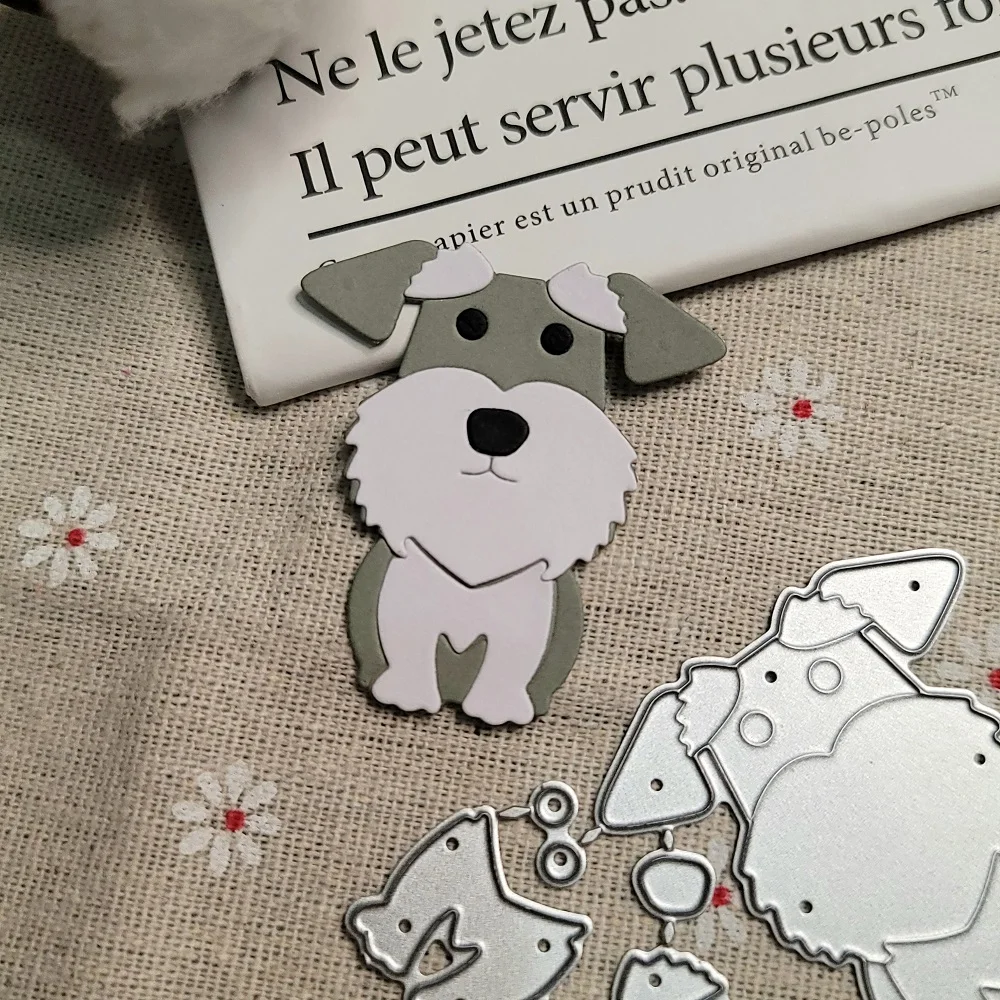 Animal Dog Metal Cutting Dies Craft Puppy Die Cuts 2023 Nuovo Per Fai Da Te Scrapbooking Paper Card Biglietto Di Auguri Fai Da Te