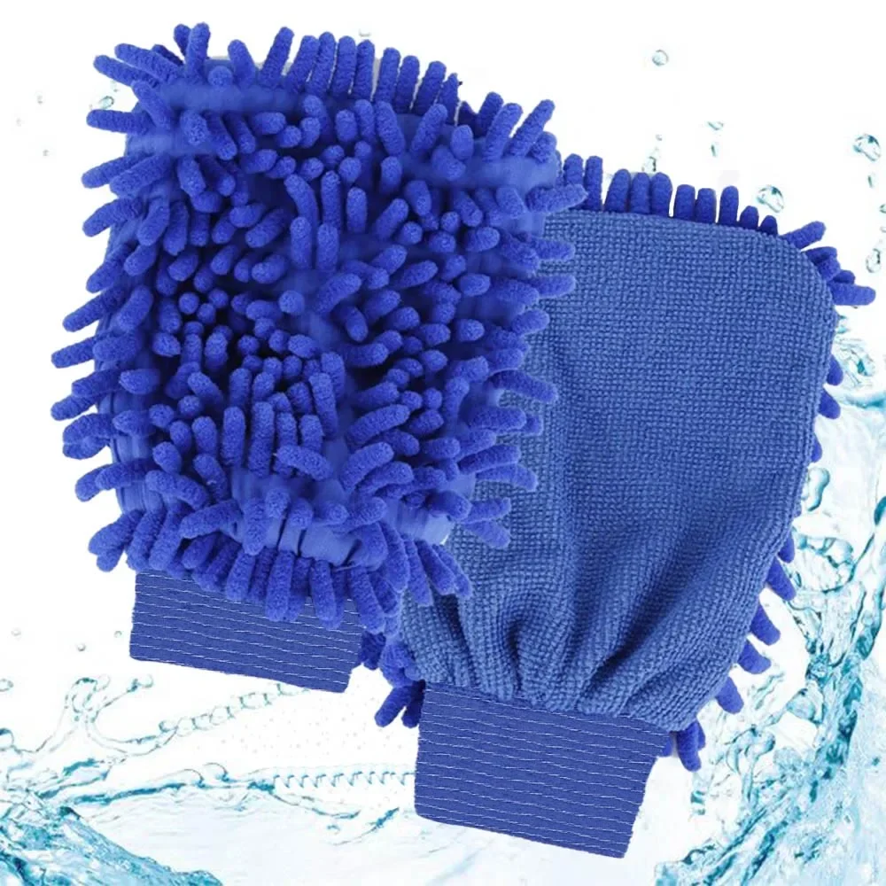 Detergente Per Vernice Microfibra Ciniglia Car Styling Moto Wash Veicolo Pulizia Automatica Guanto Attrezzatura Per Guanti Panni Per Dettagli Spolveri
