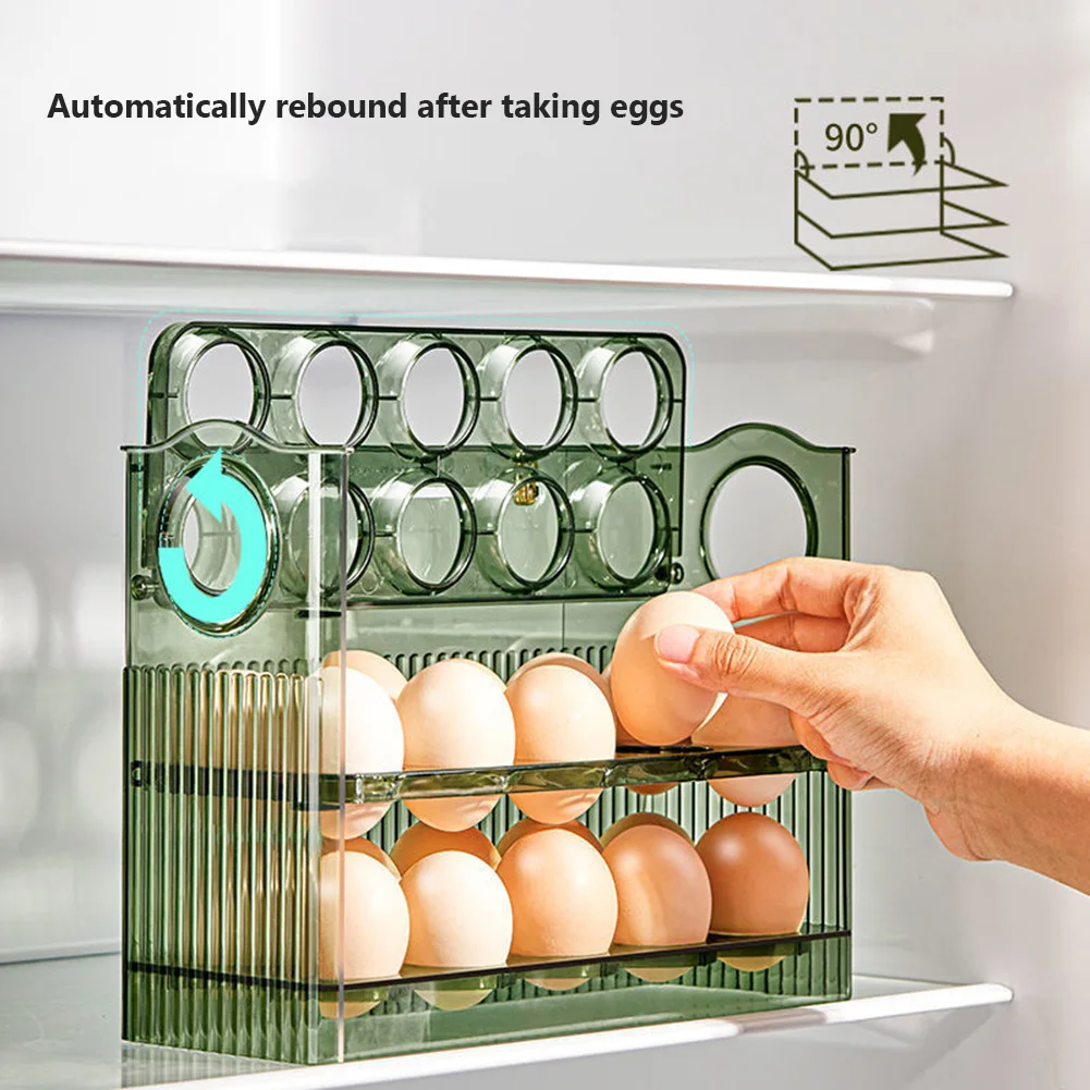 Portauova Portaoggetti Scatola Portaoggetti Cestino Per Uova Organizzatore Per Contenitori Frigorifero Dispenser Per Uova Per Organizer Da Cucina Cont