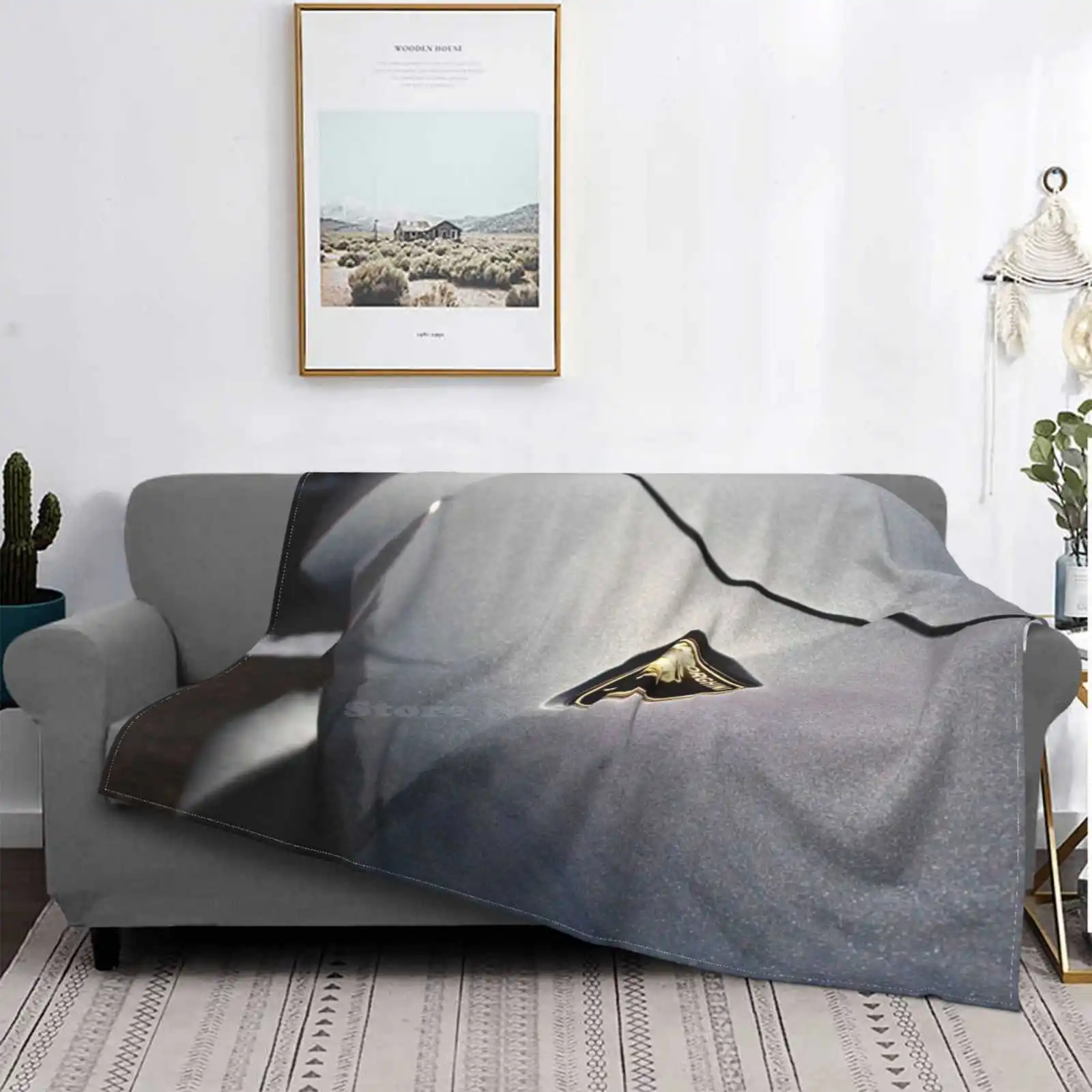 Bull Nuova Vendita Stampa Personalizzata Flanella Morbida Coperta Lambo Lambo Lambo Aventador Aventador Front End Lambo Logo Lambo Supercar