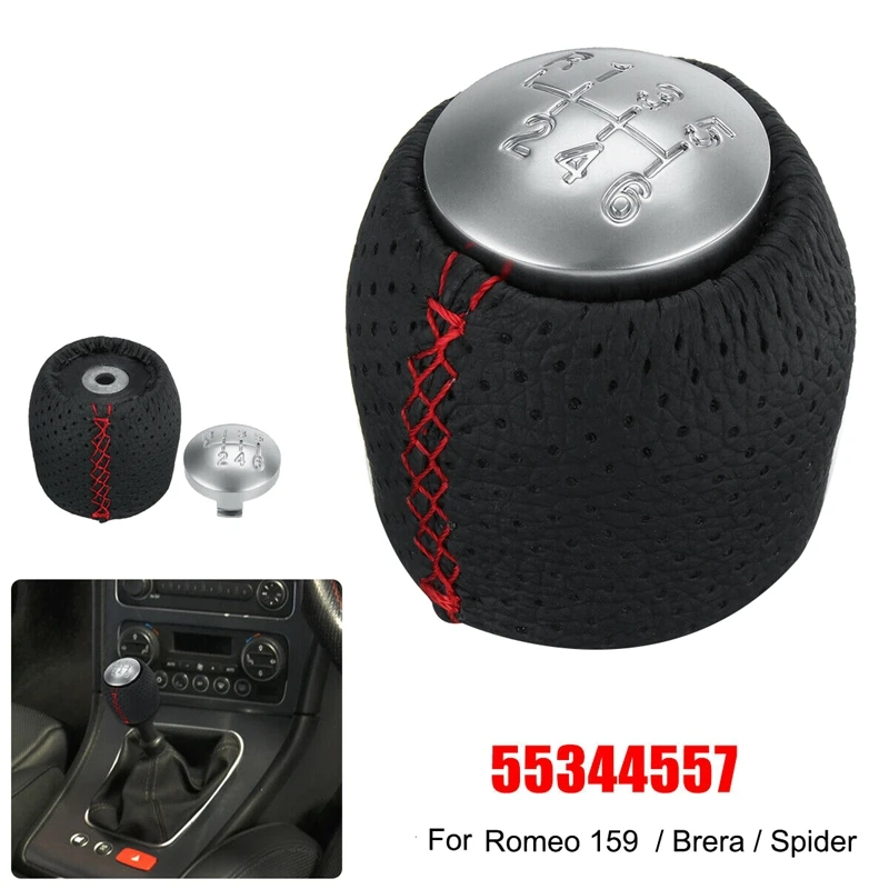 Pomello Del Cambio Manuale A 6 Marce Pallamano Con Leva Del Cambio A 6 Marce Per Alfa Romeo 159 Brera Spider 2005- 2011