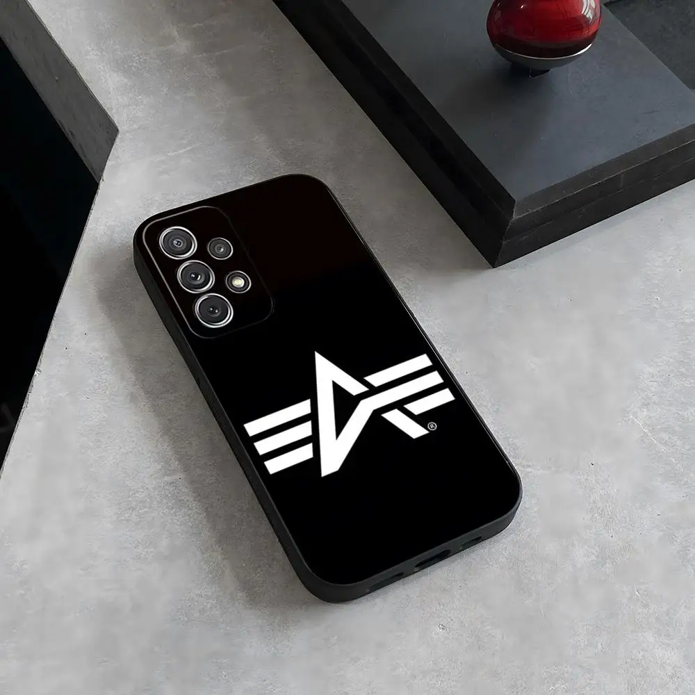 Custodia Per Telefono Alpha Industries Luxury New Per Samsung Jacket S 24 23 22 21 20 Plus Ultra A 24 34 54 53 Cover Nera