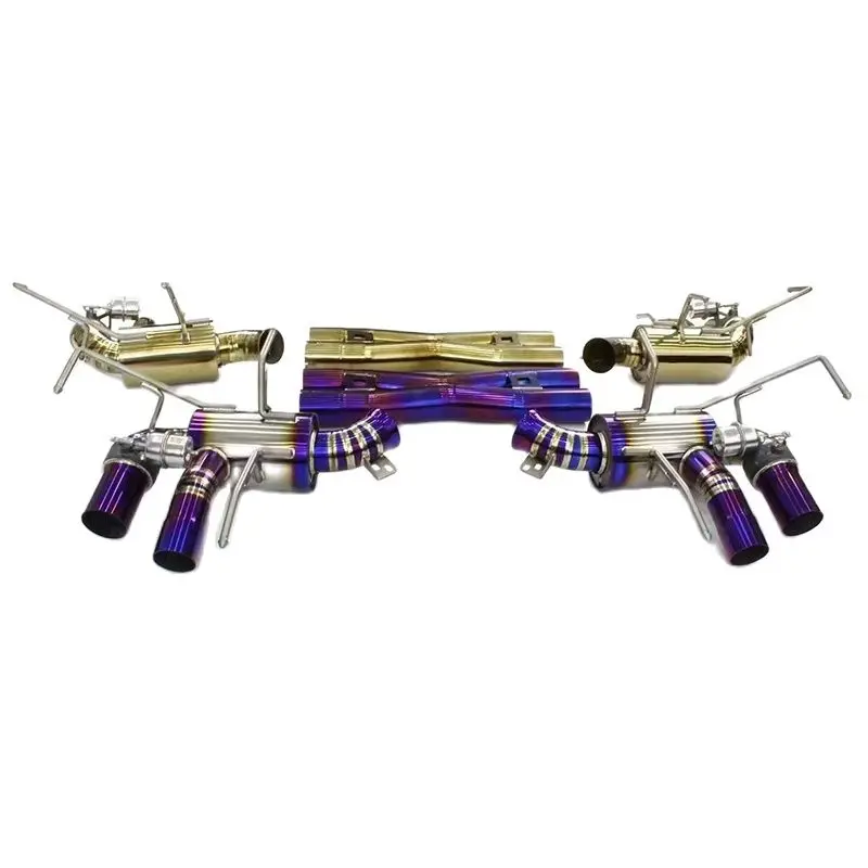 Sistema Di Scarico Cees Per Ferrari California T 3.9T Titanium Escape Pipe Upgrade Valve Performance Downpipe Tips Catback