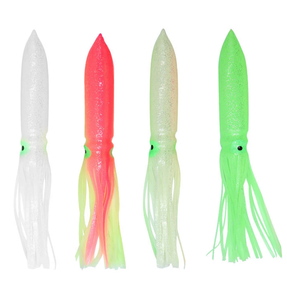 Luminoso Polpo Calamari Gonne Esche Da Pesca Esche Da Pesca Pesca A Traina Esche Da Pesca Attrezzatura Da Pesca Per La Pesca Notturna All'Aperto 11.8I
