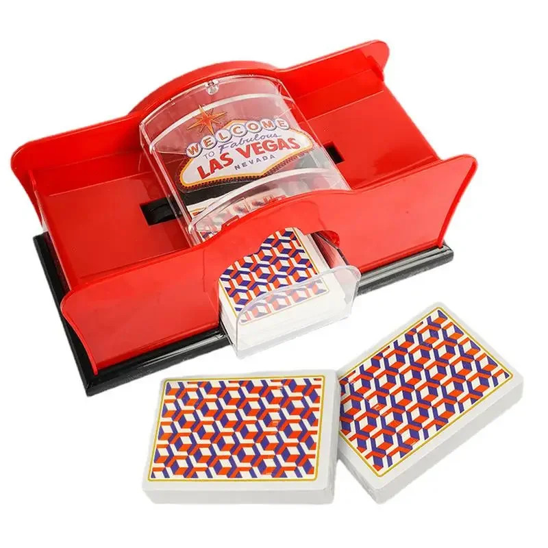 Carte Automatiche Manuale Shuffler Mixer Machine Mixer Embarker Gioco Portatile Casino Letters Card Dispenser Barajador Poker Game