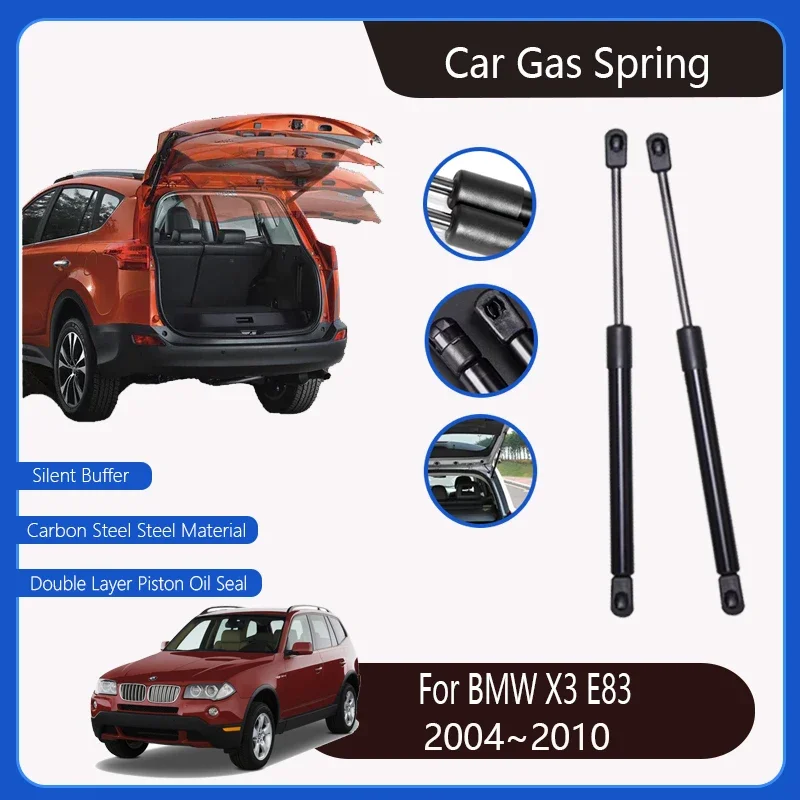 Per Bmw X5 E53 2000 ~ 2006 Car Rear Trunk Aste Idrauliche Tronco Portellone Posteriore Gas Strut Shock Strut Ascensori Ammortizzatori Ammortizzatore A