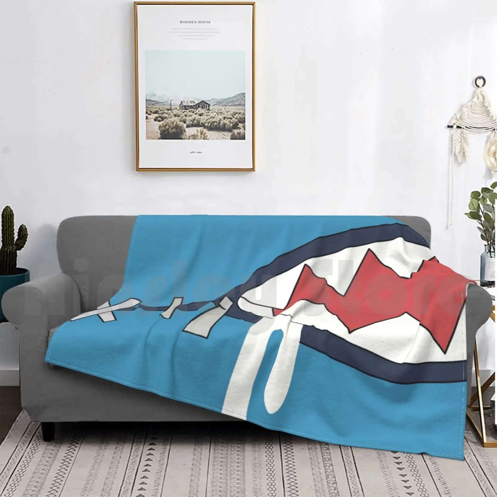 Gawr Gura Shark Coperta Moda Personalizzata Gawr Gura Gawr Gura Gawrgura Gawrt Hololive Holomith Holoen Vtuber