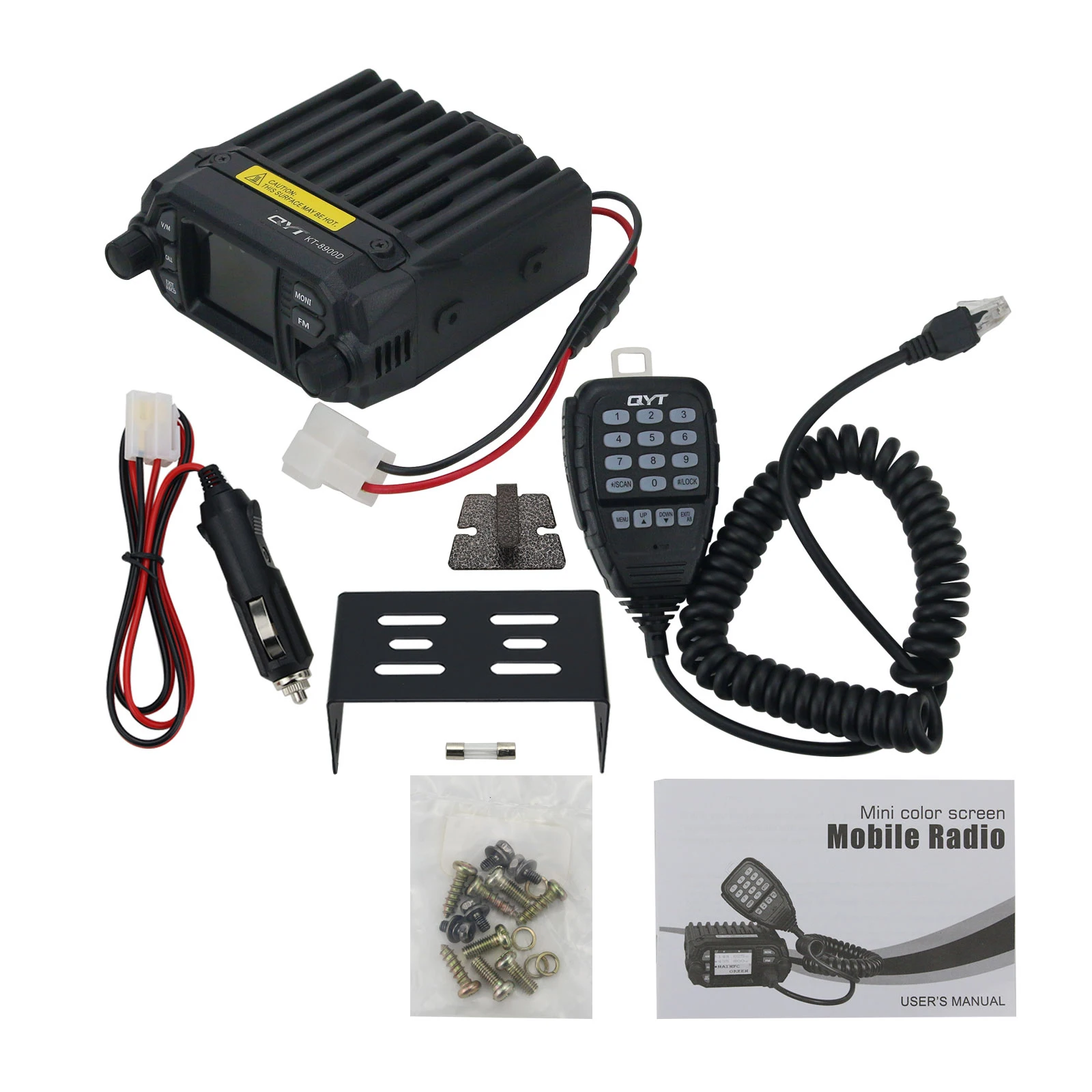Qyt Kt-8900D Vhf Uhf Car Radio Station 2 Vie Dual Band Mobile Radio Walkie Talkie