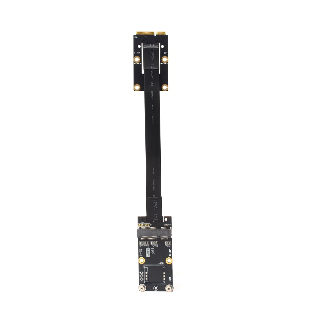 Mini Pci-E Mpcie Wireless Network Card Prolunga Adattatore Extender Cavo Riser Mini Pci E Mini Pcie Per Ssd Msata, Scheda Wifi