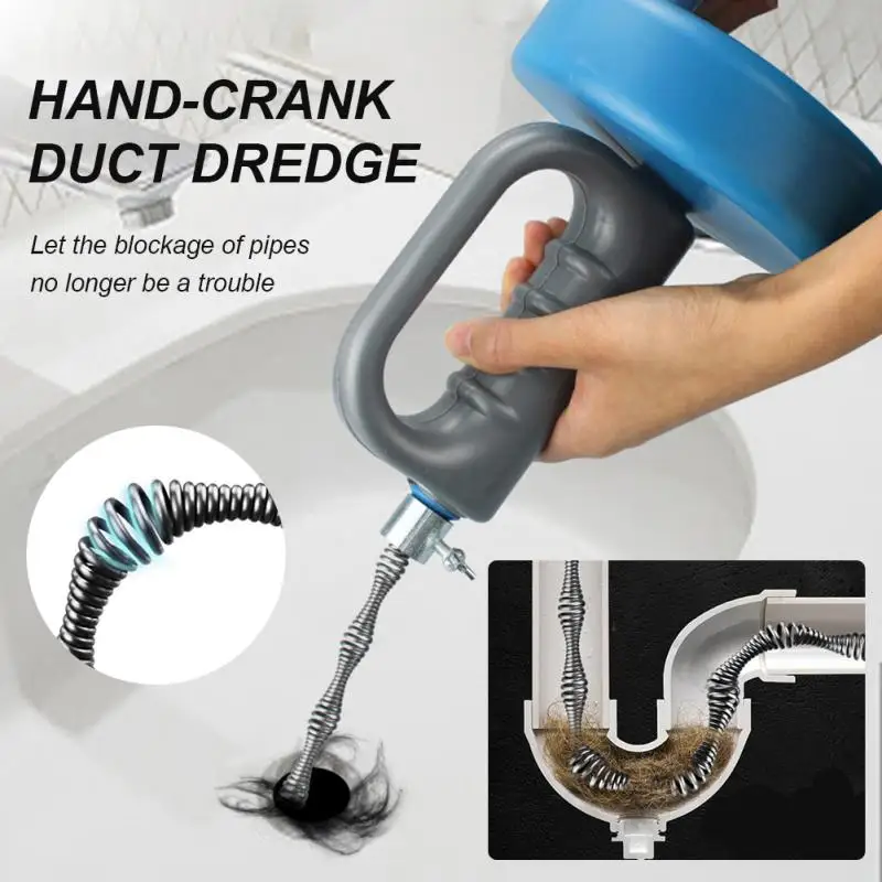 Metri Tubo Di Fognatura Unblocker Snake Spring Pipe Strumento Di Dragaggio Per Bagno Cucina Capelli Fogna Lavello Strumenti Di Pulizia Della Conduttur