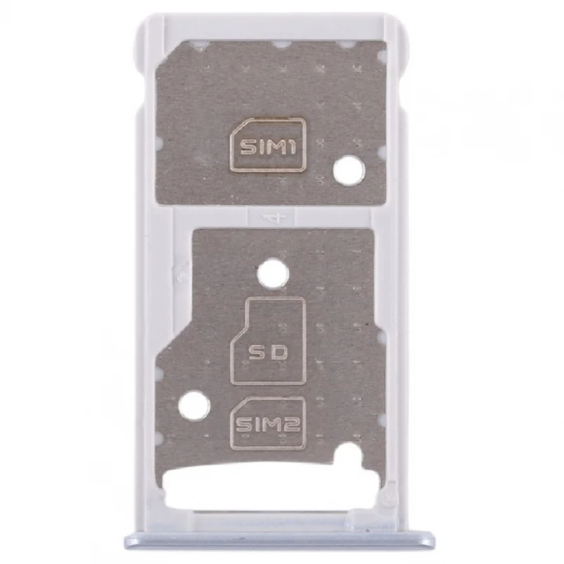 Huawei Honor 5C / 7 Lite Adattatore Micro Sd Card Silver # Huawei Honor 5C Sim Tray (Nem-Tl00H, Nem-Ul10, Nem-L22, Nmo-L23, Nem-L51) # Huawei Honor 7 