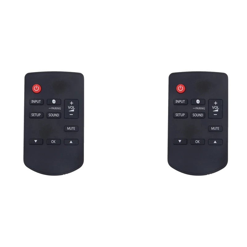 2X Sostituzione Del Telecomando Per Il Sistema Audio Home Theater Panasonic Sc-Htb580 Sc-Hte80 Sc-Htb680