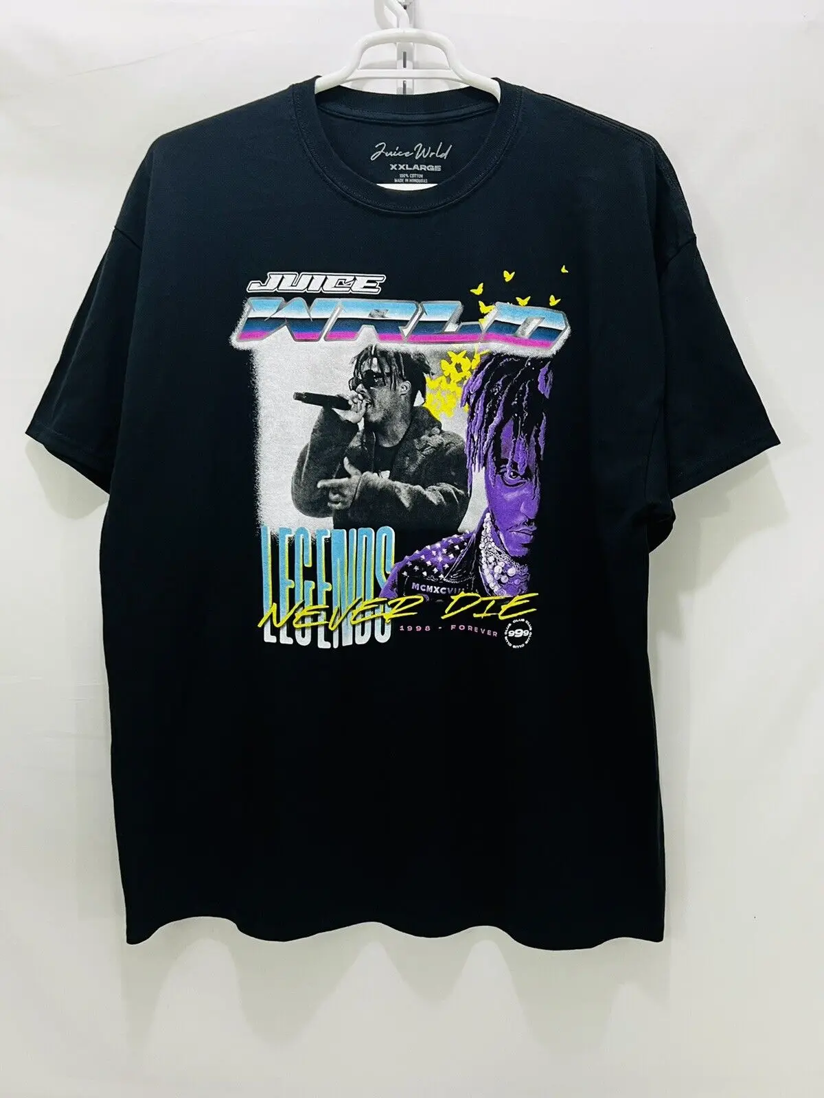 Juice Wrld 999 Club Legends Never Die T Shirt Nip Nwt Xl Extra Large