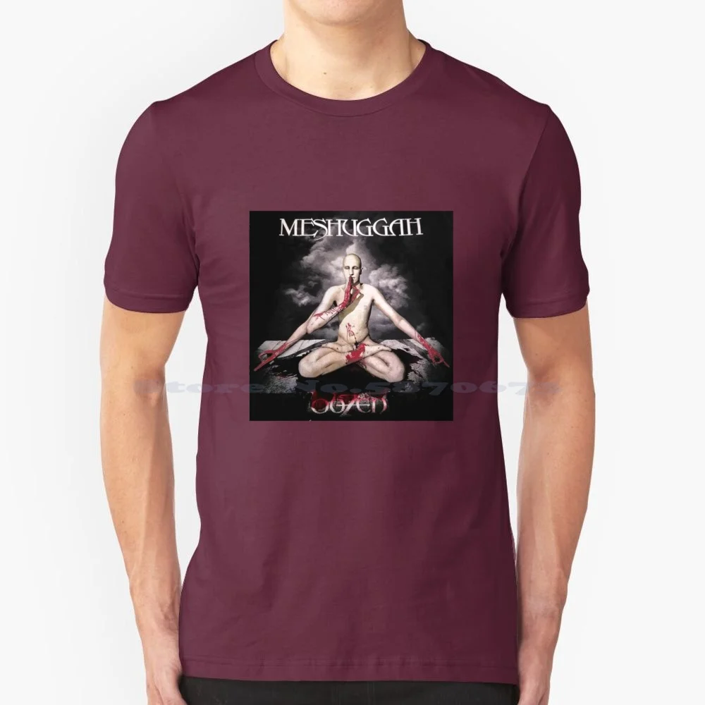 Meshugah Best Seller T Shirt 100% Cotone Tee Best Seller Meshugah Band Death Metal Album Popolare Meshugah Band Logo Music