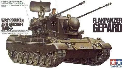 Tamiya 35099 1/35 Kit Modello West German Anti Aircraft Gun Tank Flakpanzer Gepard