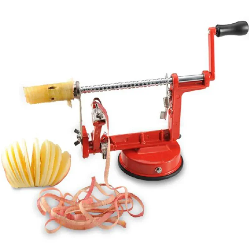 Nuovo 3 In 1 Spiral Apple Peeler Corer Potato Slinky Peeling Machine Cutter Affettatrice Frutta Verdura Strumenti Accessori Da Cucina