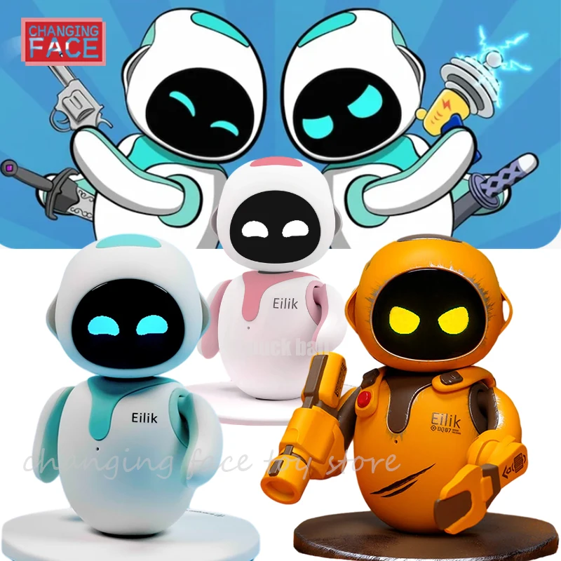 Eilik Robot Intellect Future Electronic Toys Voice Robot Ai Smart Robot Doll Creative Intellect Study Desktop Companion Kid Gift