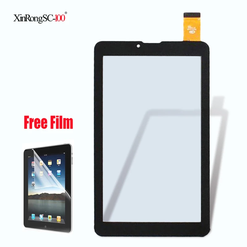 Pellicola 7 "Nuovo Pannello Di Vetro Capacitivo Del Convertitore Analogico/Digitale Del Touch Screen Per Iconbit Nettab Sky Le (Nt-0704S)