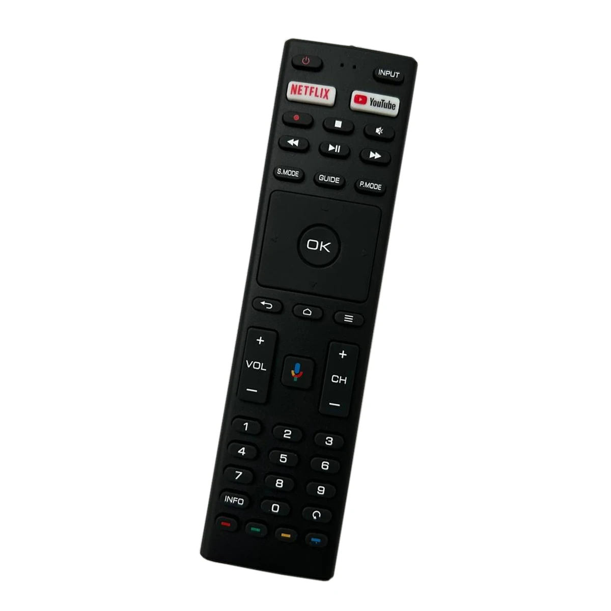Telecomando Per Zephir Tag32-7000 Tag32-8900 Tag32-9000 Tag42-9000 Smart 4K Uhd Led Android Tv (Senza Voce)