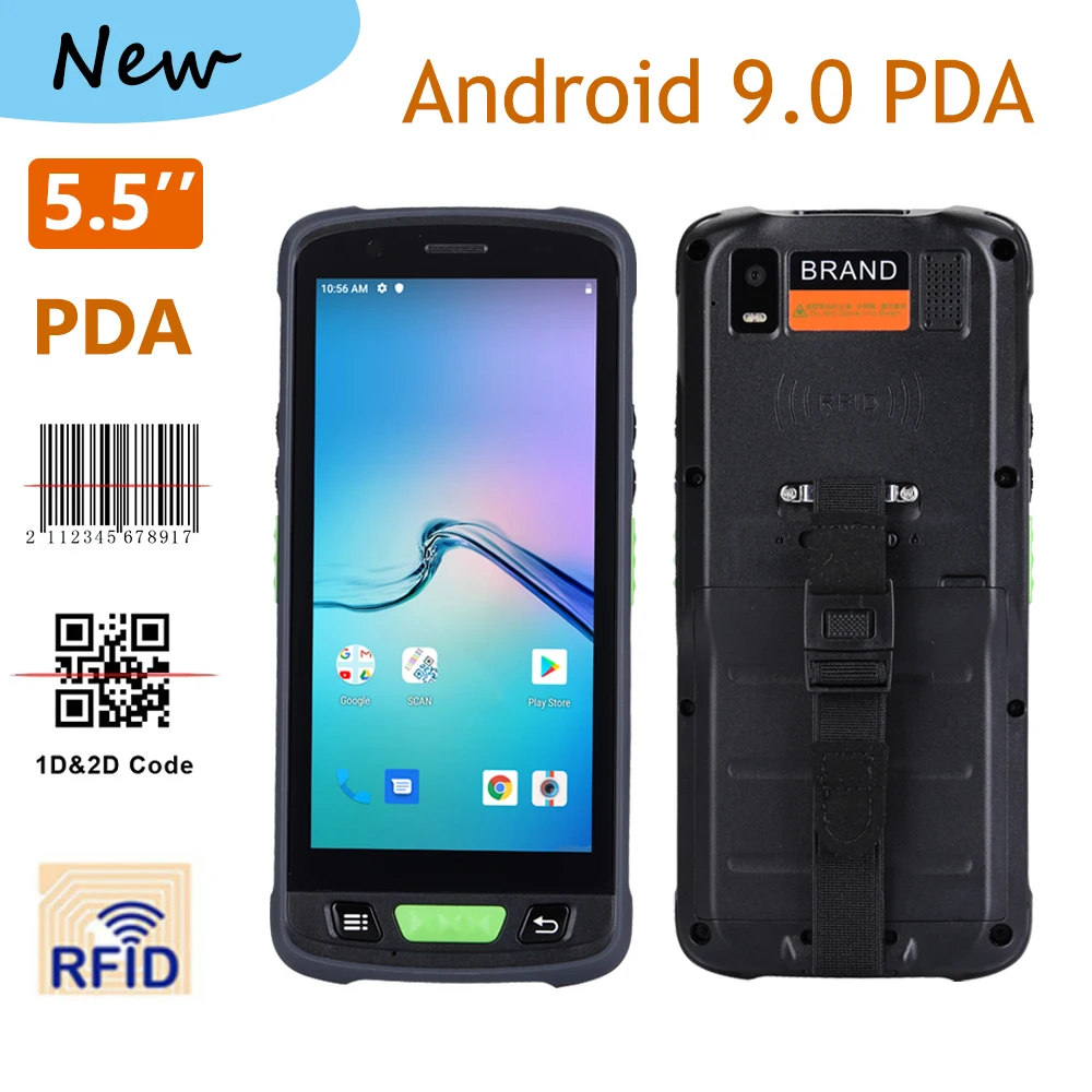 Supporto Terminale Palmare Pda 2D Wifi 4G Gps Camera Mini Scanner Di Codici A Barre Per Tablet Pc Android Terminale Palmare Nfc Hf Lf Rfid