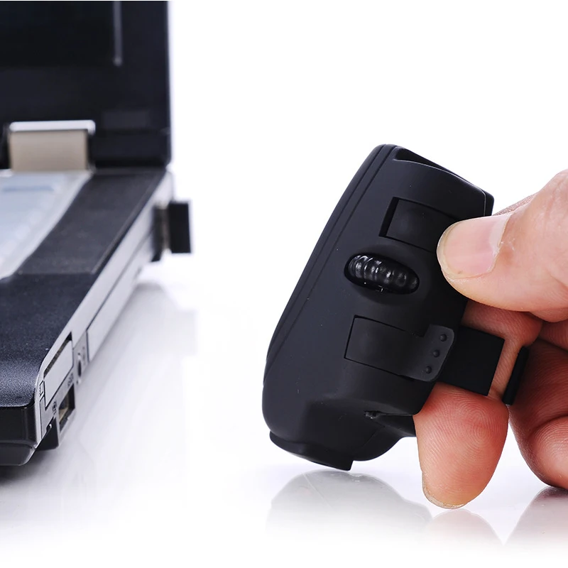 Mini Finger Mouse Del Pc 2.4G Usb Wireless Optical Anello Mouse Per Il Computer Portatile Senza Fili, Wireless Portatile Anello Di Barretta Del Mouse