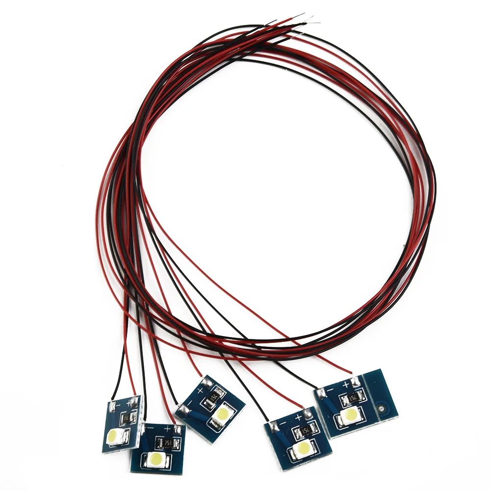 Oo Ho 12V Led Per La Sostituzione Dell'Illuminazione Interna Ferroviaria Modello 5 Pezzi Accessori Per Lampade Hornby Bianco Caldo/Freddo