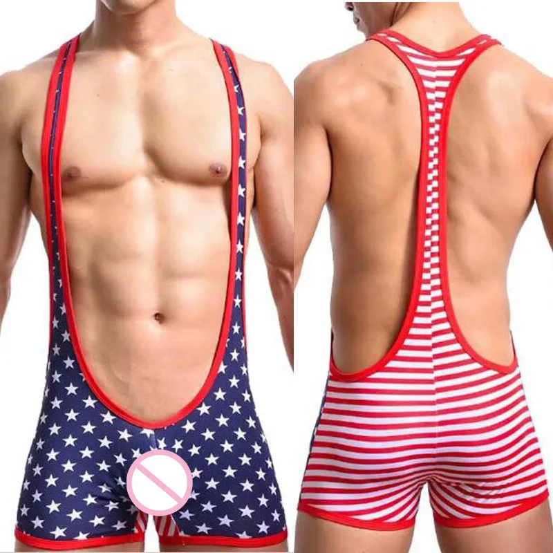 Body Da Uomo Body Wrestling Canottiera Tute Uomo Body Shaper Canottiere Indumenti Da Notte Tute Monopezzo