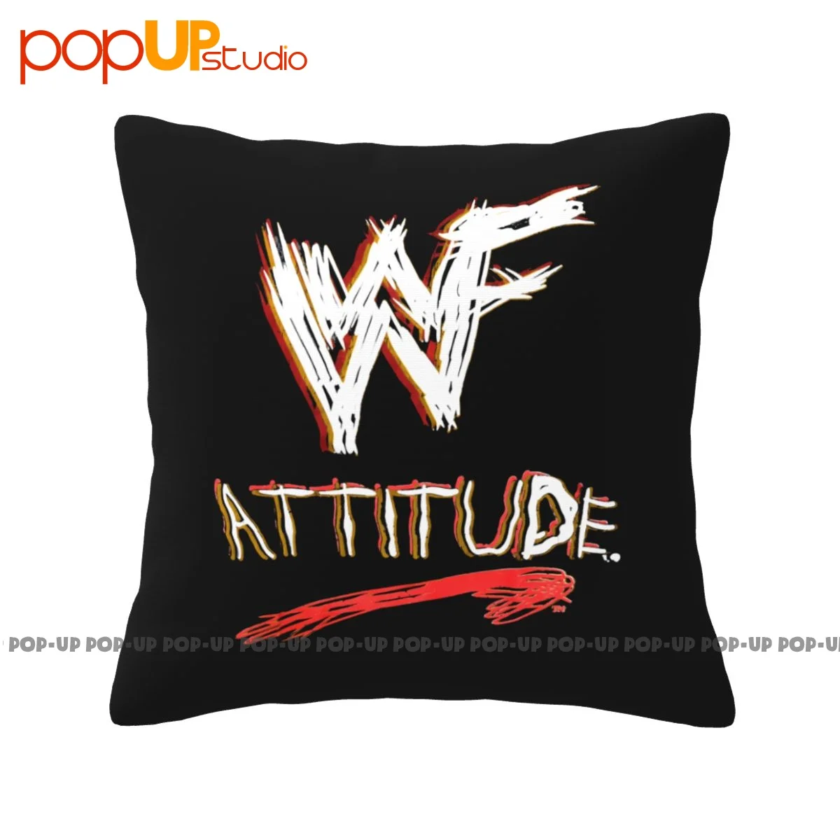 Custom Home Game Wwf Attitude 2005 Wrestling Federa Fodera Per Cuscino Lavabile Cura Della Pelle Ad Alta Densità