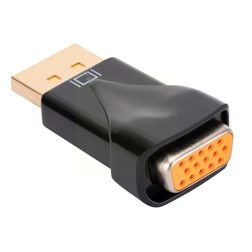 Adattatore Convertitore Da Dp A Vga 1080P Displayport Display Port Convertitore Maschio A Vga Femmina Per Proiettore Pc Dvd Tv Laptop Moni N2W7