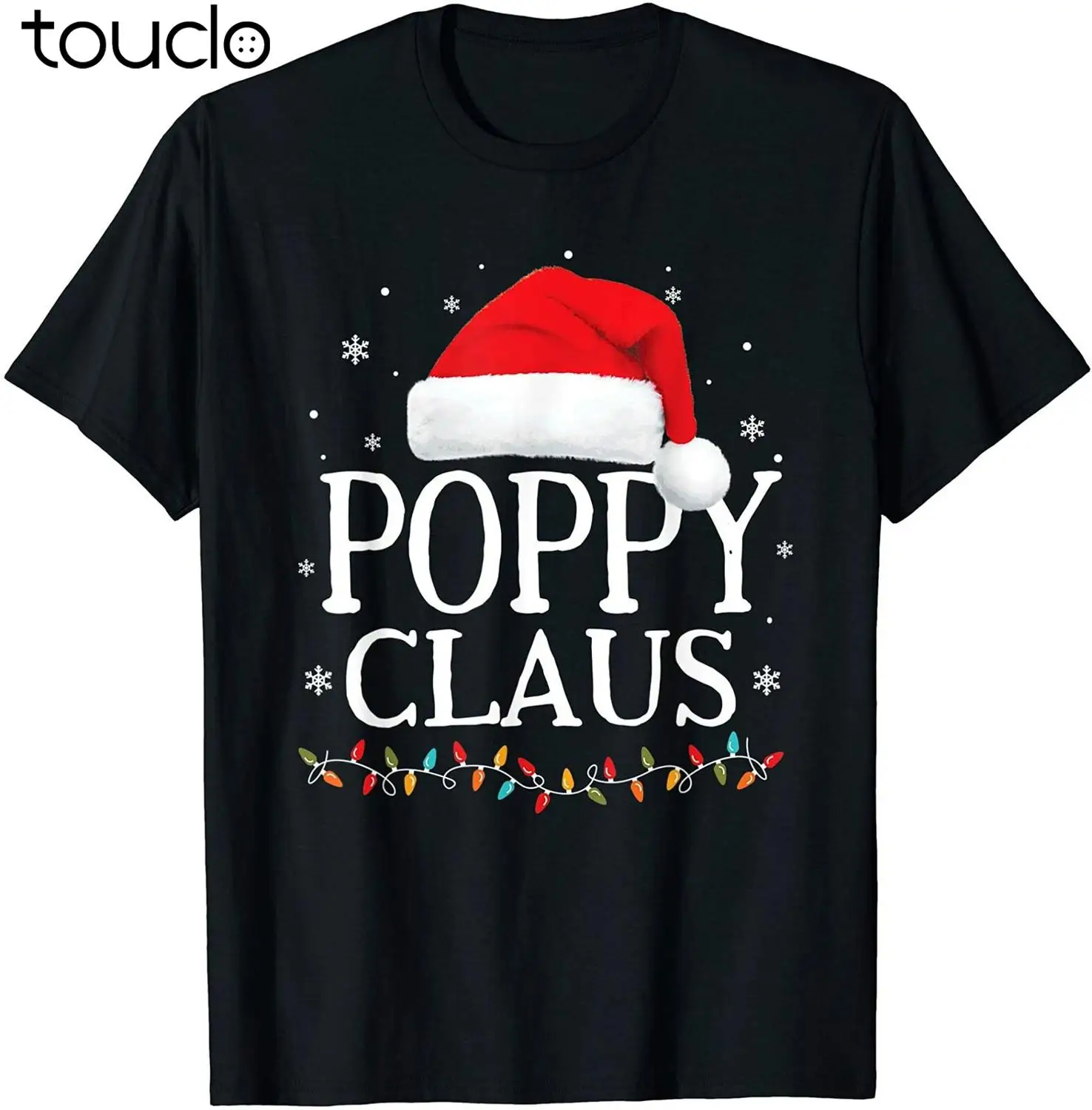 Mens Poppy Claus Christmas Family Matching Pigiama Santa Hat T-Shirt Compleanno... Unisex