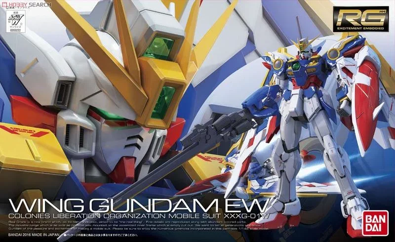 Anime Original Bandai Gundam Rg 20 1/144 Xxxg-01W Wing Gundam Ew Ver.