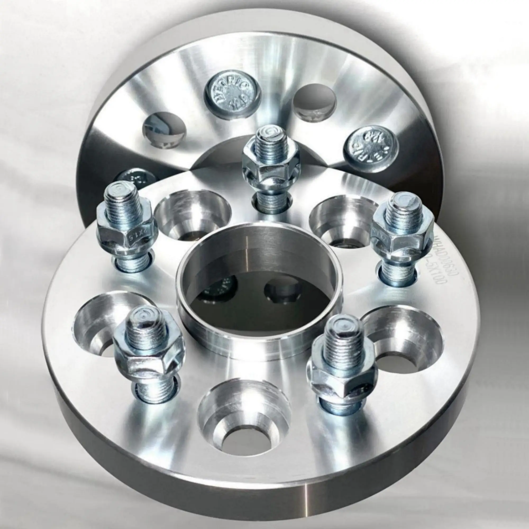 2Pcs 44Mm Adattatore Ruota Pcd 5X100 Hub Centric 57.1Mm Perni Ad Alette M12X1.5
